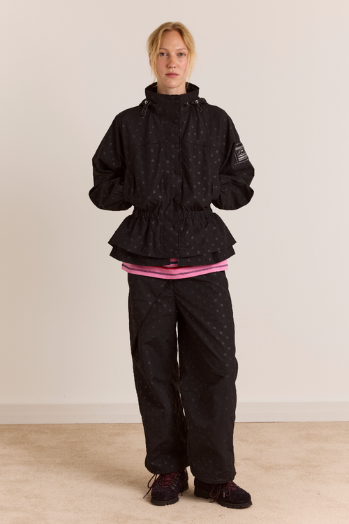 Athena Raincoat- Black Spot