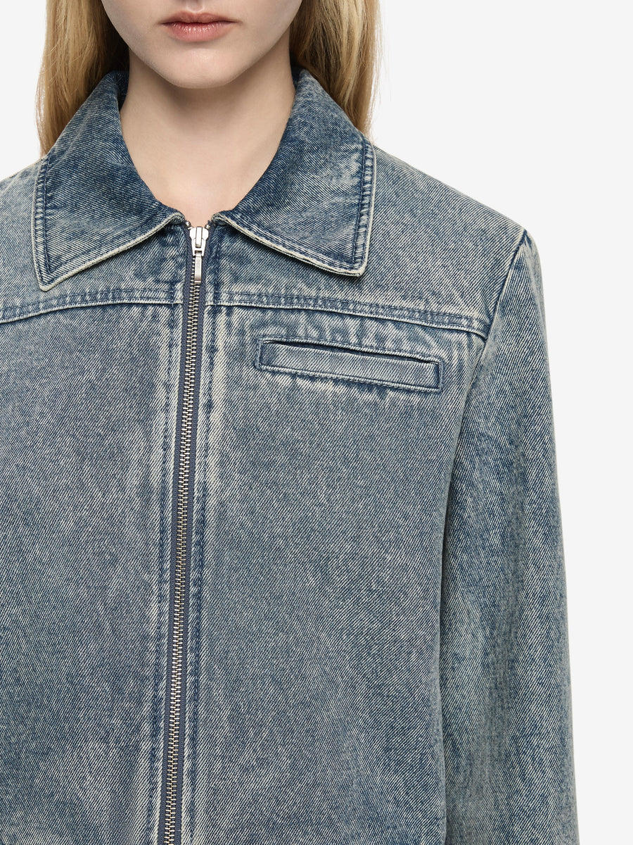 TEO CROPPED JACKET - PRINT