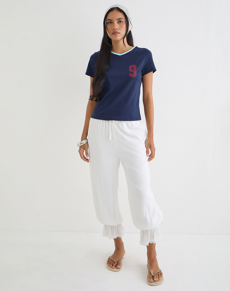 Cima Tee in Nine Stellar Navy