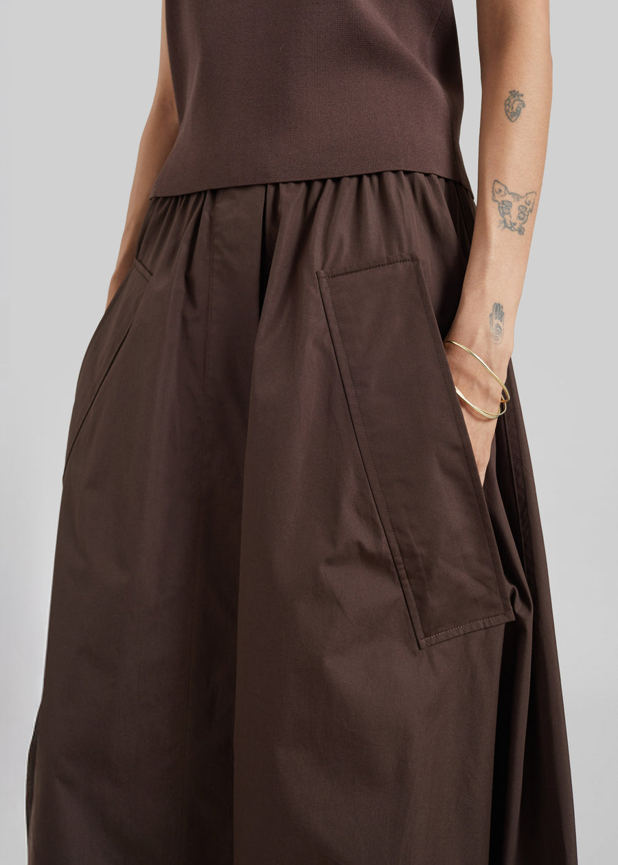 CO Parachute Skirt - Chocolate