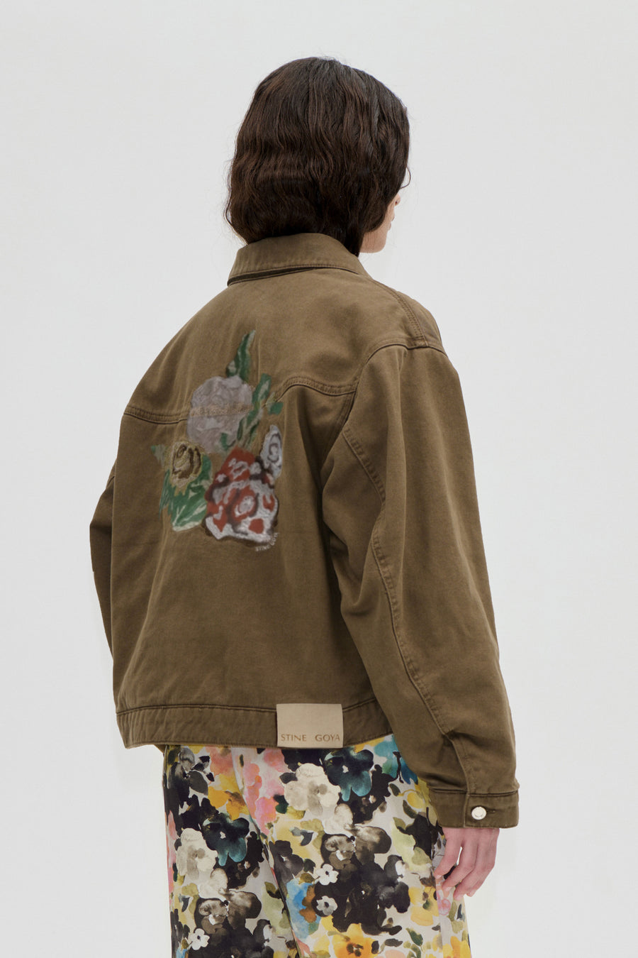 Circular Yoke Jacket - Ephemeral Bloom