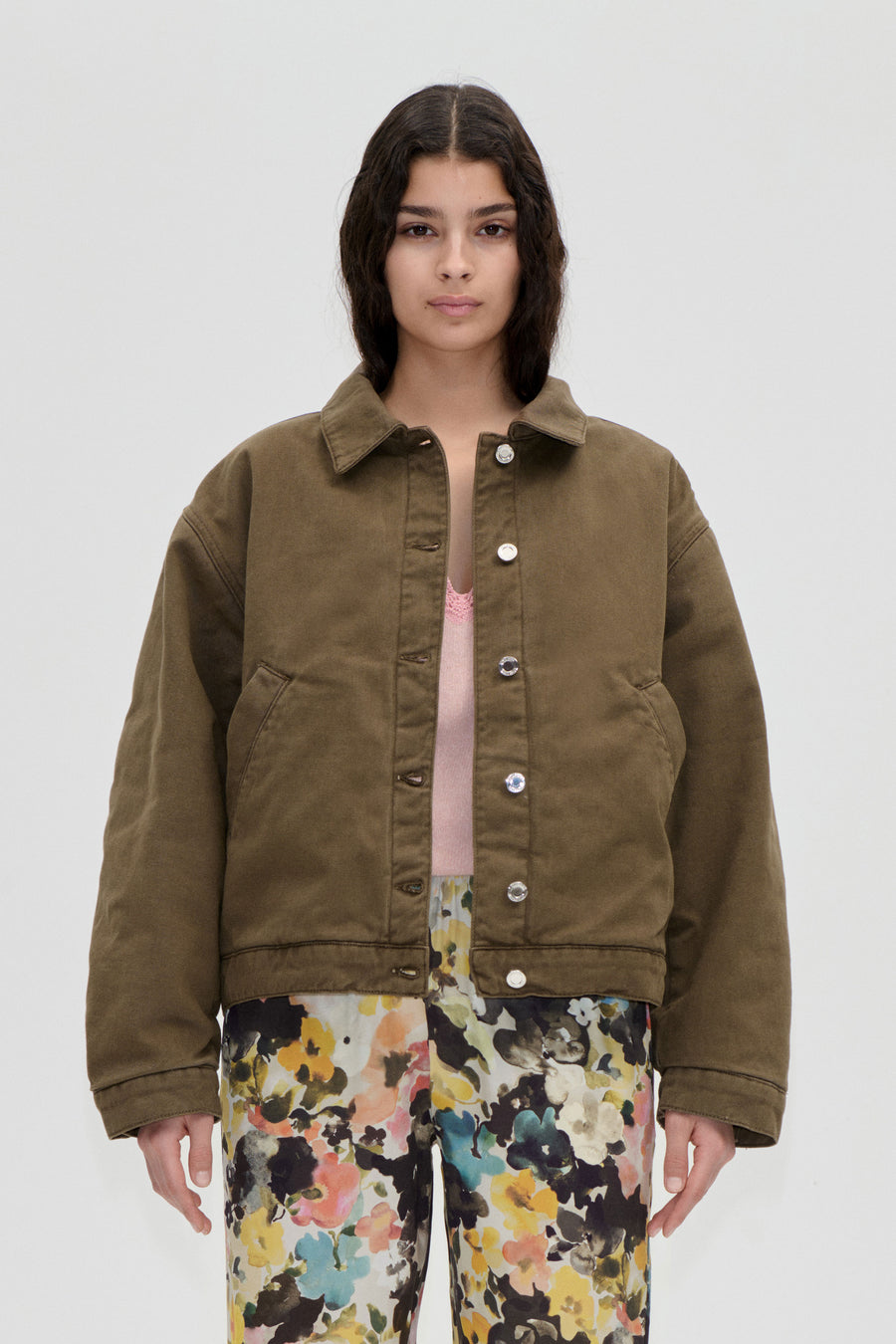 Circular Yoke Jacket - Ephemeral Bloom