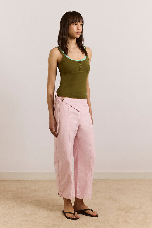 Britt Layered Cami - Green