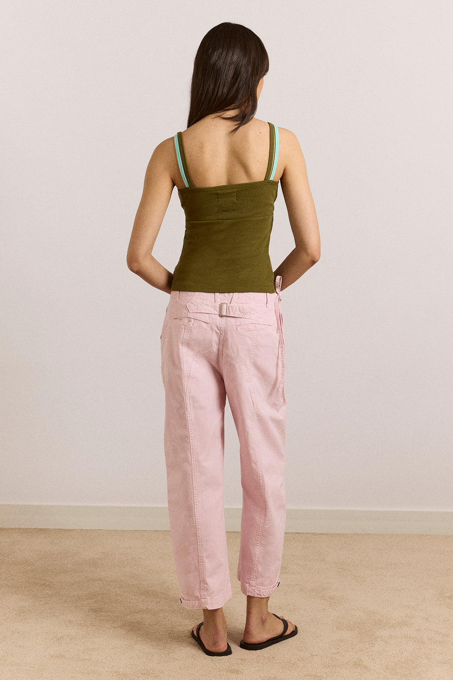 Britt Layered Cami - Green
