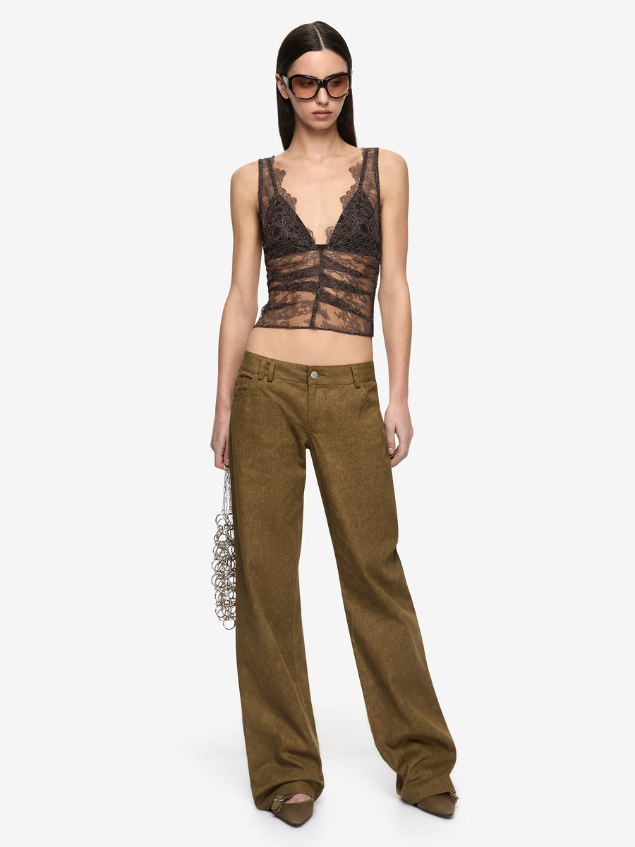 MARIKA TOP - COFFEE