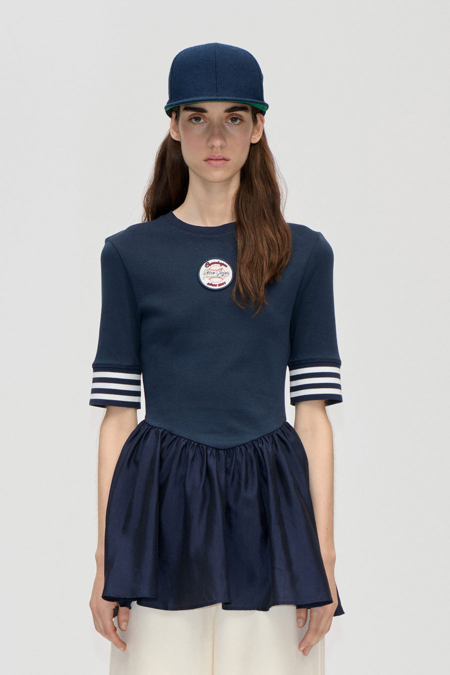 Sportif Ruffle Top - Baseball SG Patch