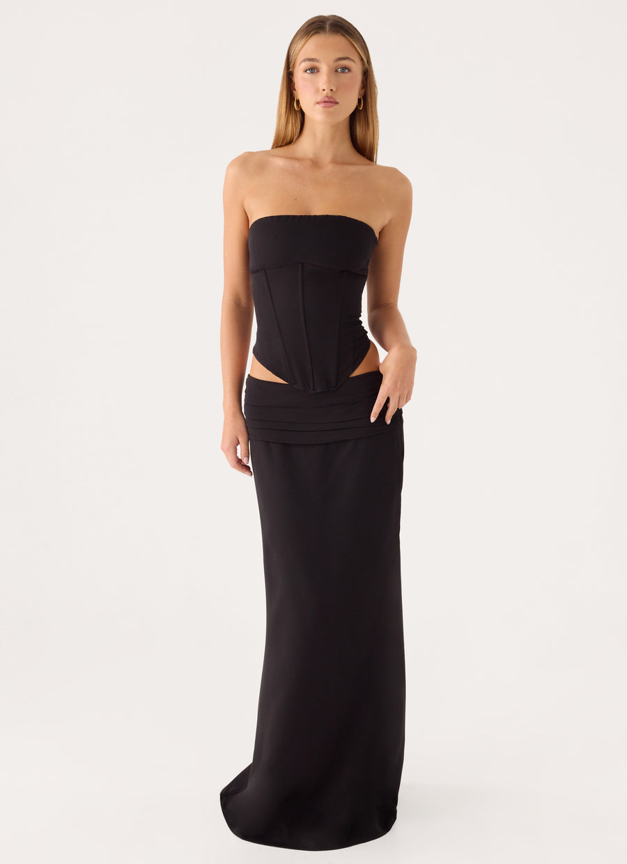 Tillie Maxi Skirt - Black