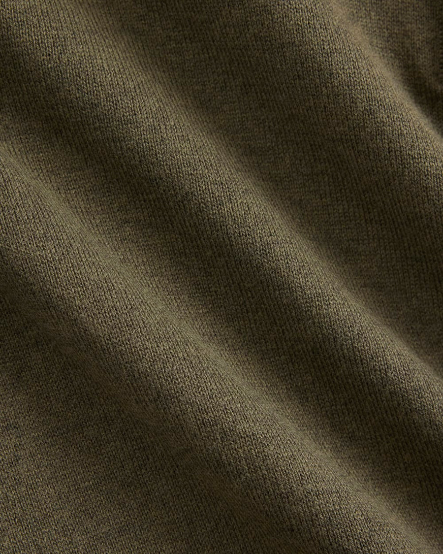 No-Sweat Sweater Polo | Heathered Olive Night