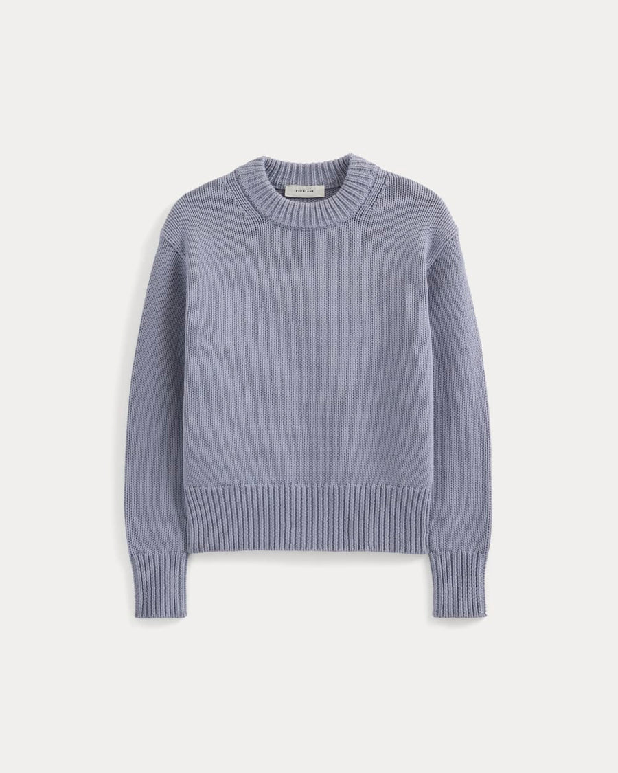 Oversized Cocoon Crew in Elevated Cotton | Aleutian