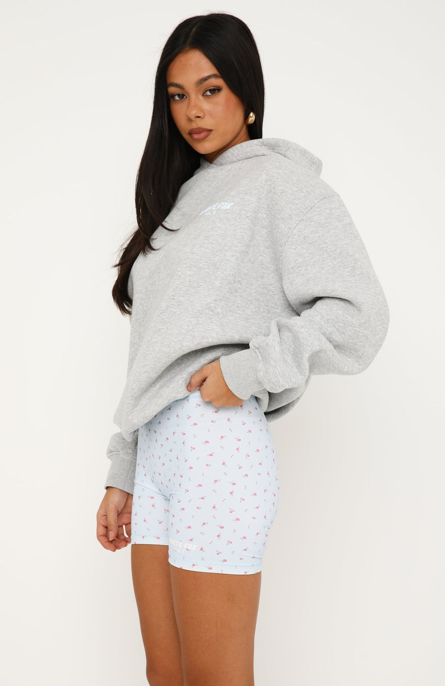 Offstage Printed Bike Shorts Blue Ditsy